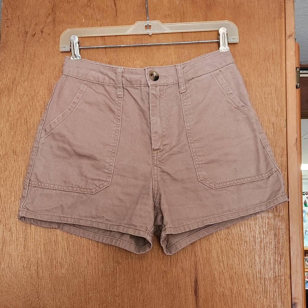 Ban Jara Tan Cargo Shorts Cotton Blend